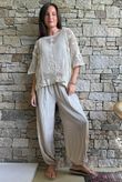 Dakota Crochet Top Stone 